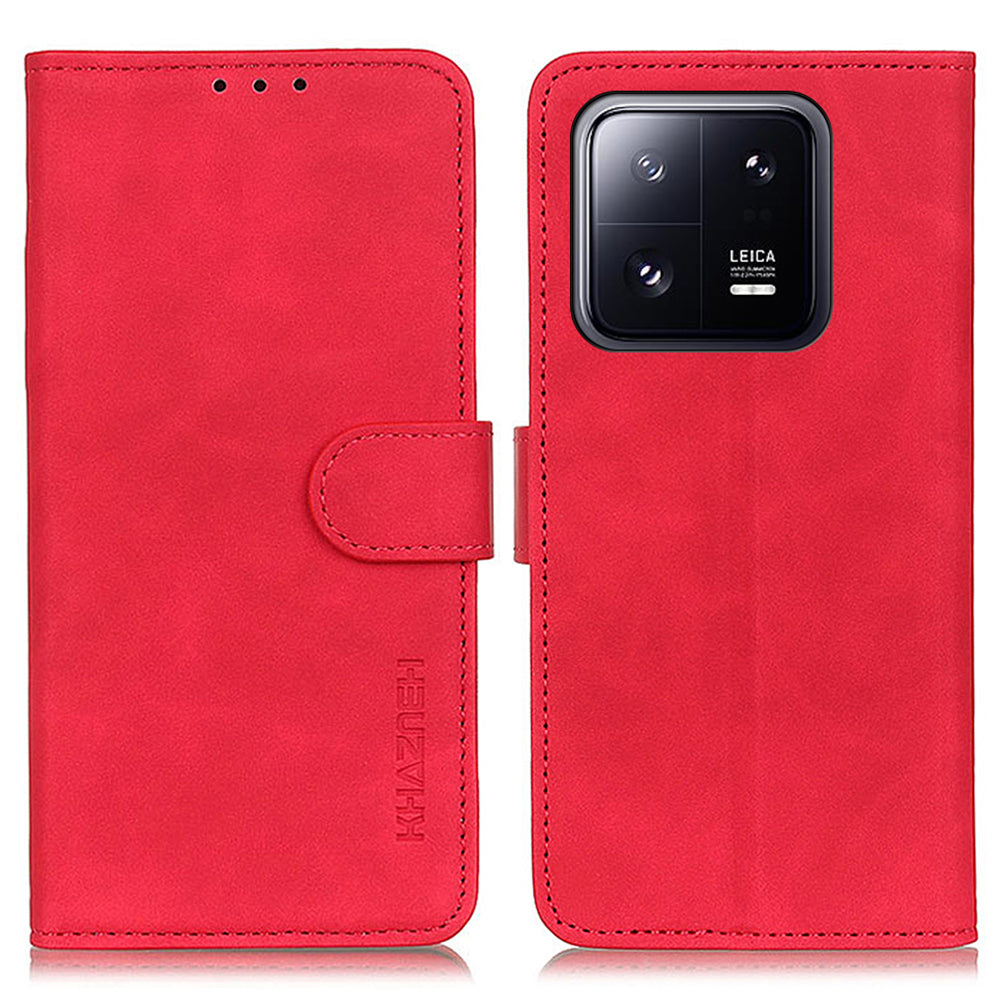 KHAZNEH Retro Texture Phone Case For Xiaomi 13 Pro 5G Flip Leather Stand Wallet Scratch-resistant Cell Phone Cover KHAZNEH Retro Texture Phone Case For Xiaomi 13 Pro 5G Flip Leather Stand Wallet Scratch-resistant Cell Phone Cover